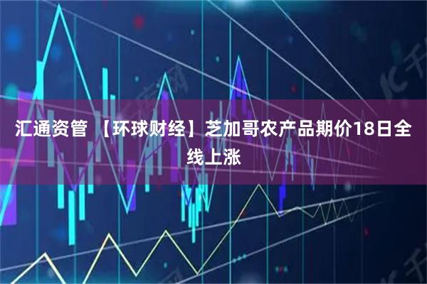 汇通资管 【环球财经】芝加哥农产品期价18日全线上涨